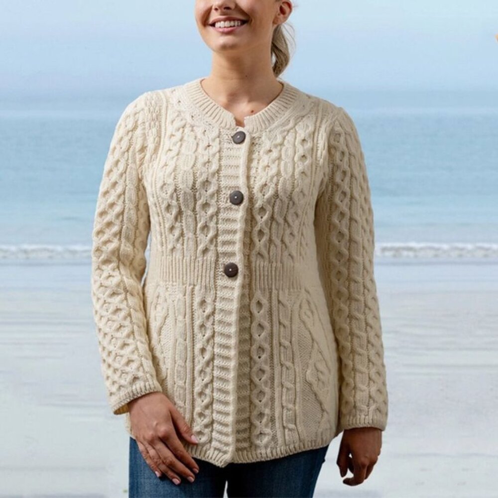 Authentic Kilronan Merino Wool Irish Knitwear